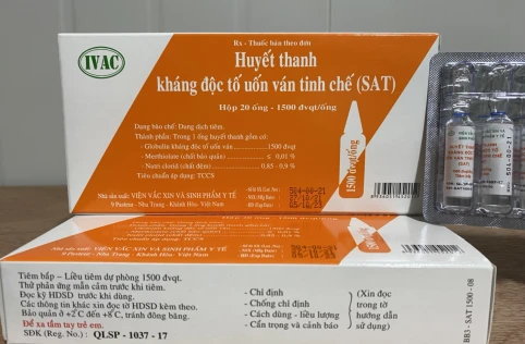Huyết thanh kháng độc tố uốn ván tinh chế (SAT)